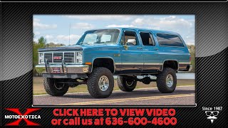 1985 GMC Suburban Sierra Classic 1500 4x4  -- SOLD