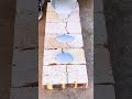 the leveling stage of a special liquid for connecting broken bricks#shorts