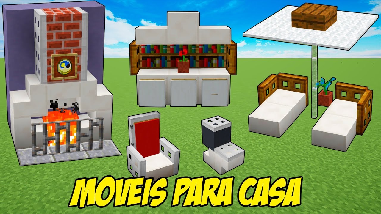 Minecraft - Mobília da Casa Moderna - Tutorial 