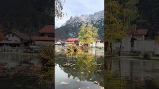View from Kurpark, Mittenwald in Bavaria, Germany