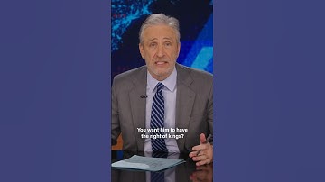 "If you wanna love Trump, love him, but just stop framing it as patriotism." -Jon Stewart