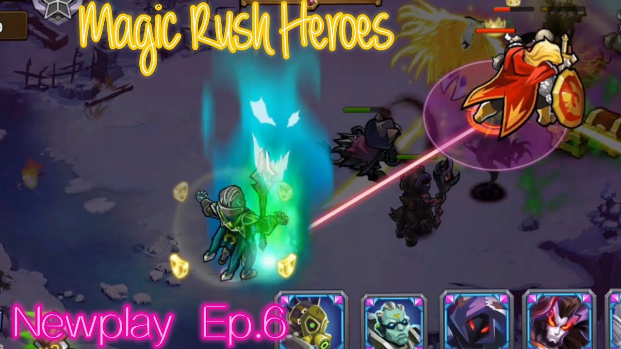 Newplay To Magic Rush Heroes Ep.6 #new #play #magic #heroes #gaming #team #rpg #rts #tower #defence 