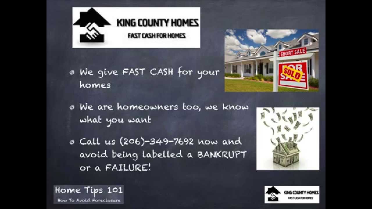 Stop Foreclosure King County 2063497692 Sell My King County House