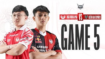 BIGETRON ALPHA vs ALTER EGO | Playoffs DAY 1 - MATCH 1 GAME 5 #MPLIDS11