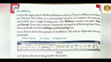 STD: IV, Subject: Computer, L.no 6. Editing in MS- word 2010