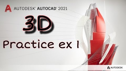 3D Practice ex 1 solution/ Syncronise Cad / Autocad / Abhishek vishal /Like nd Subscribe
