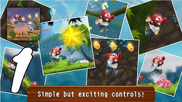 Super Jungle Jump Gameplay Walkthrough #1 (Android, IOS)