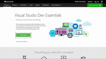 Microsoft® Visual Studio® Dev Essentials + Syncfusion