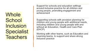 The Specialist Education Services SES for families