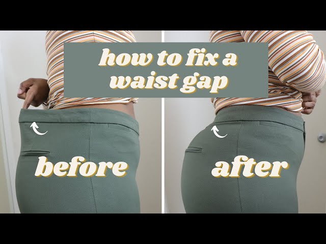 how to fix your jeans waistband {no more jeans gap!} - It's Always Autumn