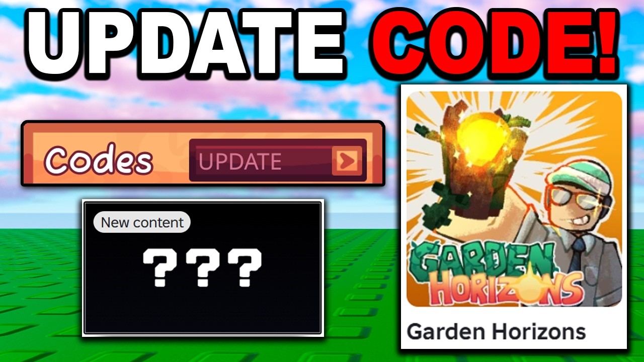 NEW UPDATE EVENT & CODE!! in Garden Horizons ROBLOX