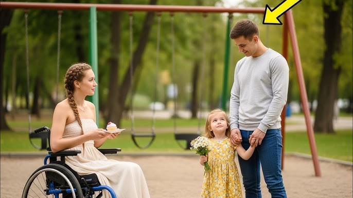 CEO’s Paralyzed Daughter Sat Alone—Until a Single Dad Said “My Daughter  Would Love to Play With You”