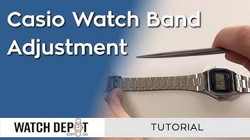 How To Adjust A Casio Watch Band