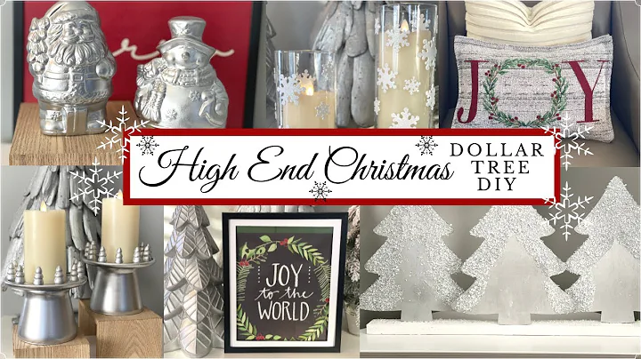 DOLLAR TREE CHRISTMAS DIY 2021 🎄| High End DIY | Christmas Crafts | Life of Style Blog