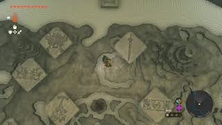 Map of all geoglyphs - TOTK