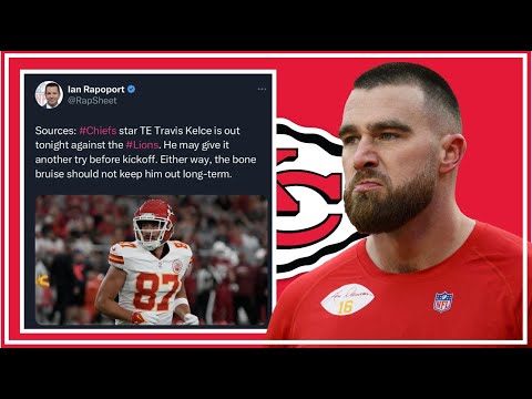 Kansas City Chiefs TE Travis Kelce OUT vs. Detroit Lions - Pride