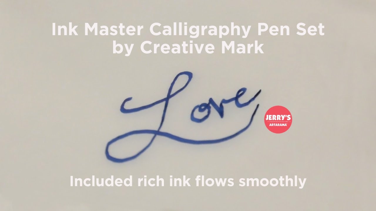 InkMaster Calligraphy Pen Set by Creative Mark