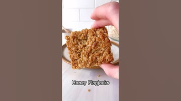 Honey Flapjacks #baking #sweettreats #vegetarianrecipe #shorts