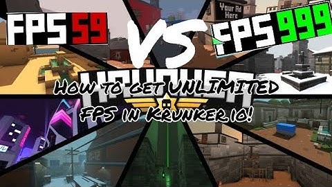 How to boost and get unlimited FPS in KRUNKER!! (NOT CLICKBAIT)