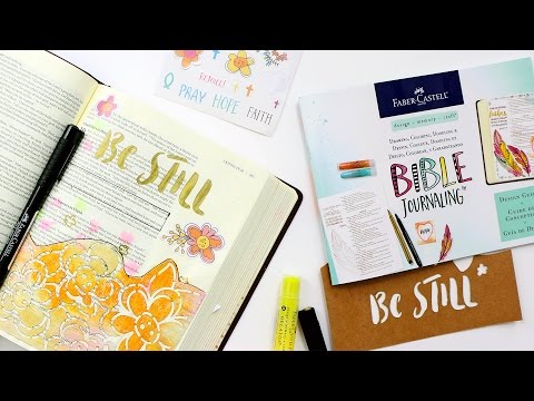 Using the Bible Journaling Kit by Faber Castell Design Memory Craft 