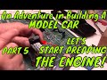 How To Prep the Engine For an Old Model Car Kit  (AAIBMC part 5)