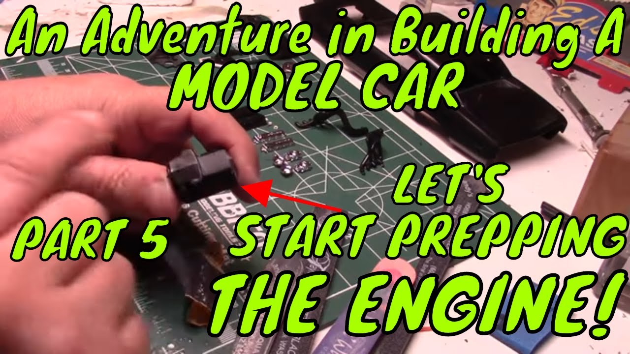 How To Prep The Engine For An Old Model Car Kit AAIBMC Part 5 YouTube