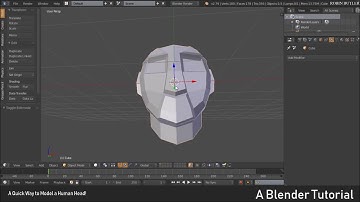 Fast Character Modeling | The Head | Part 2 | With Blender