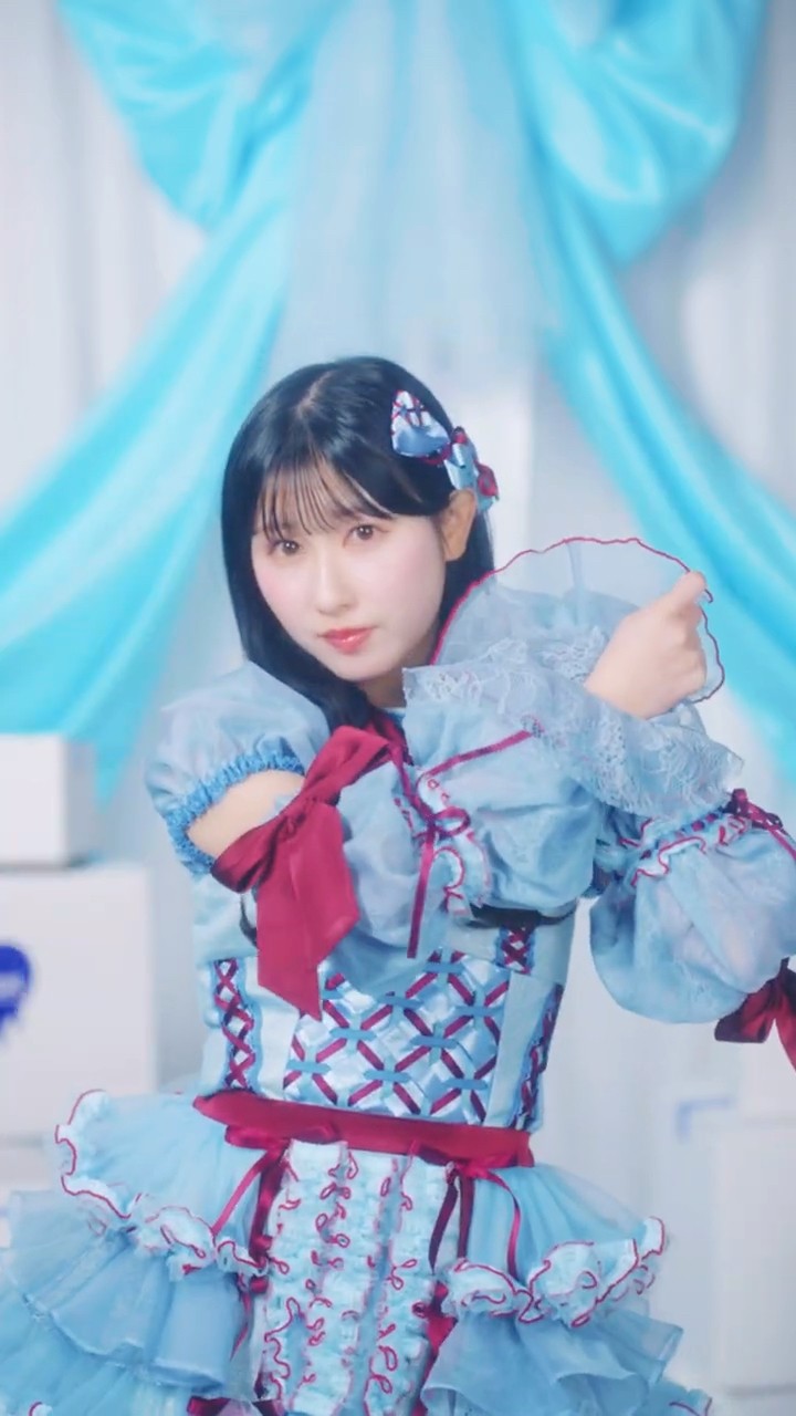 劇薬中毒」歌唱衣装 Dance ver.🩵❤️#イコールラブ #イコラブ #劇薬