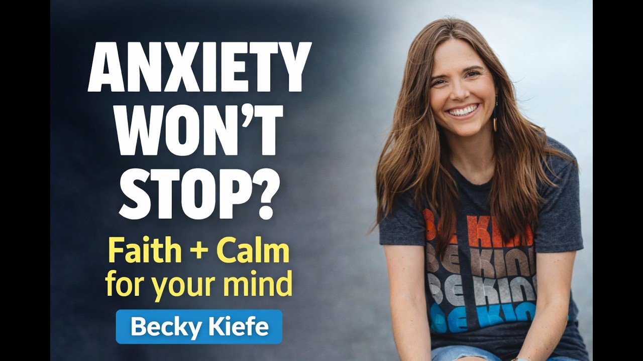 Anxiety, Faith & Mental Health: Finding Peace When Your Mind Won’t Rest | Becky Kiefe