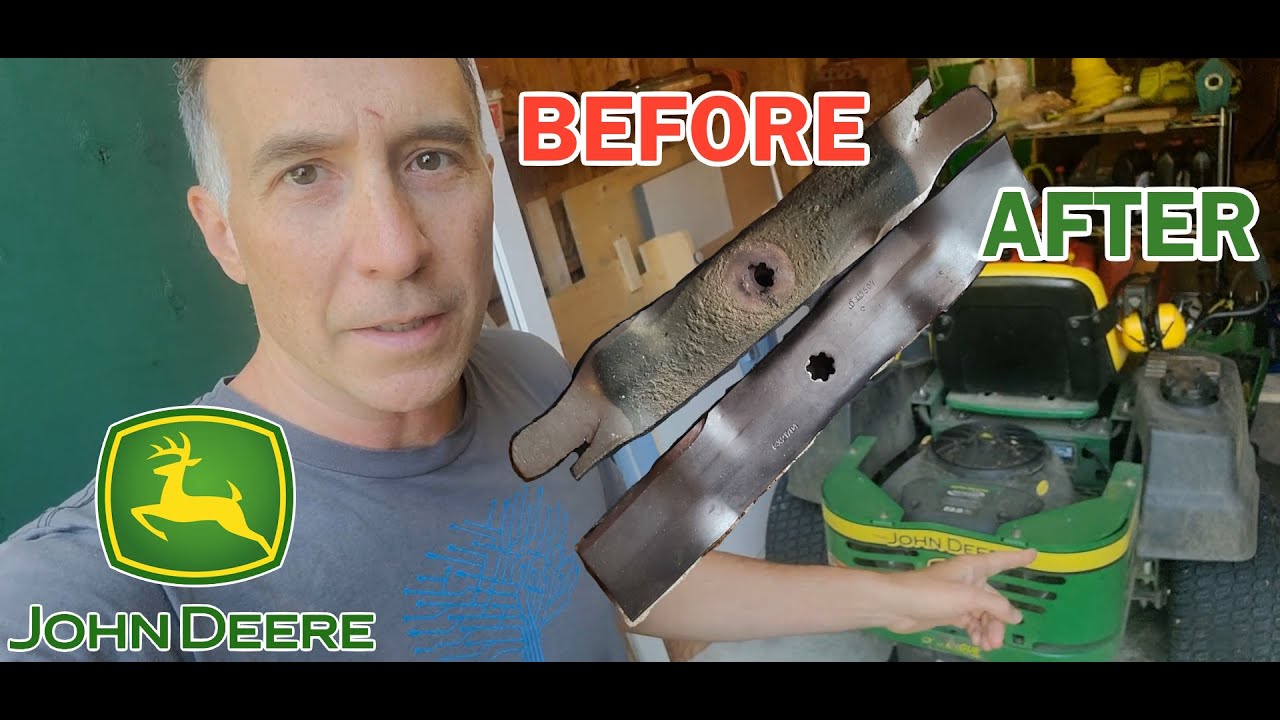 How to Replace the Blades on your John Deere Lawn Mower in 10 Minutes ...