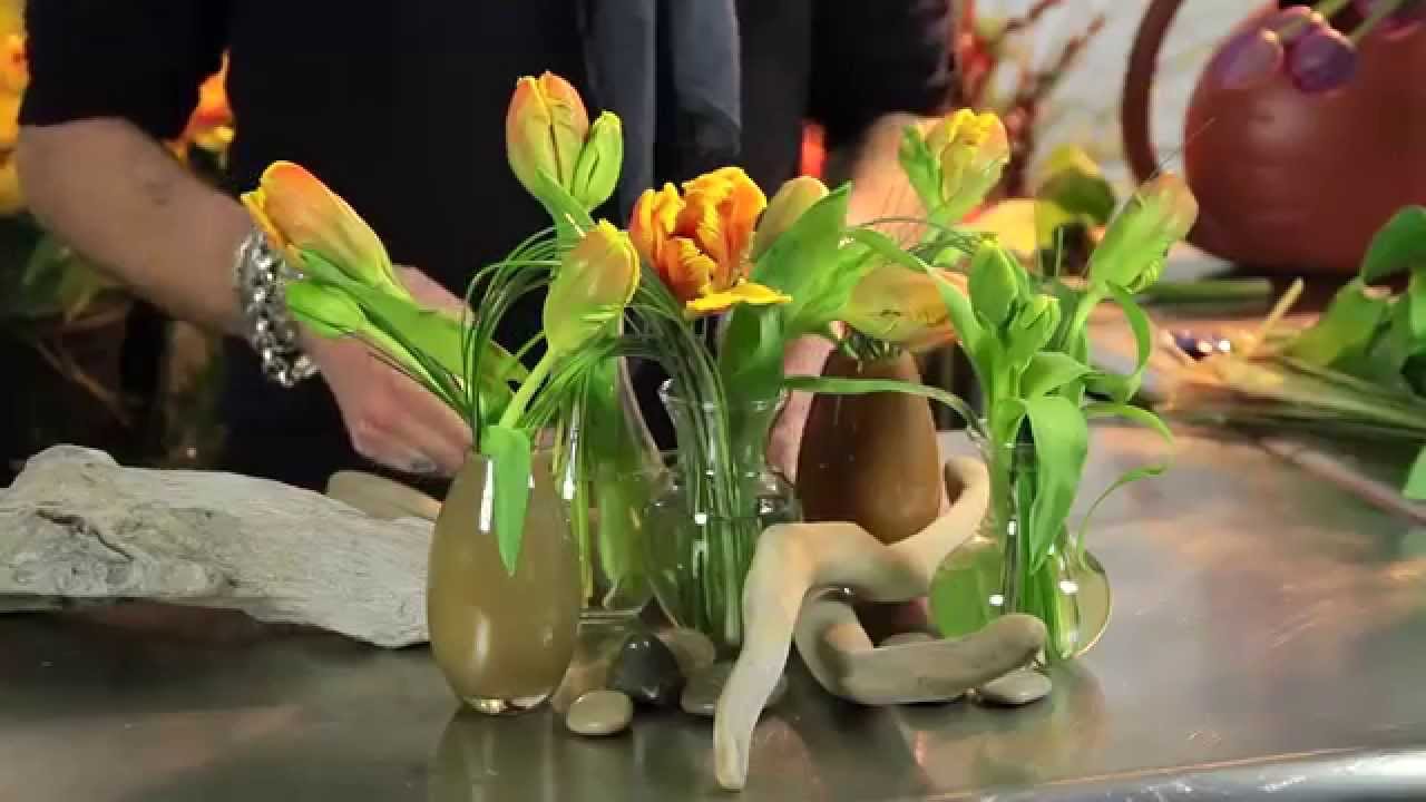 Parrot Tulips and Bear Grass Arranged by Pieter Landman YouTube