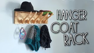 DIY - HANGER COAT RACK (English subtitles) Room Decor Ideas Δείτε πως μπορείτε να φτιάξετε μόνοι σας με απλά υλικά μια κρεμάστρα τοίχου για το σπίτι ή τον χώρο εργασίας...