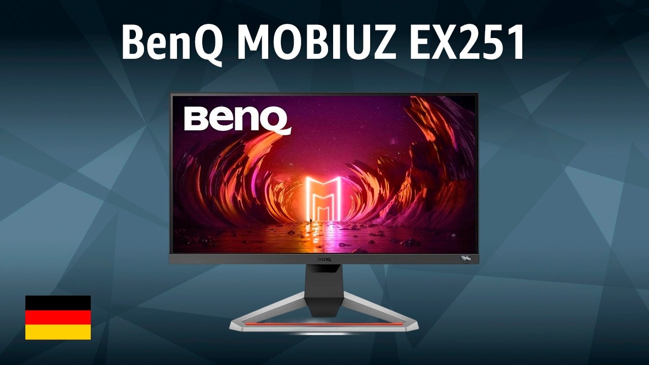 Monitor BenQ MOBIUZ EX251 | TEST | Deutsc - YouTube