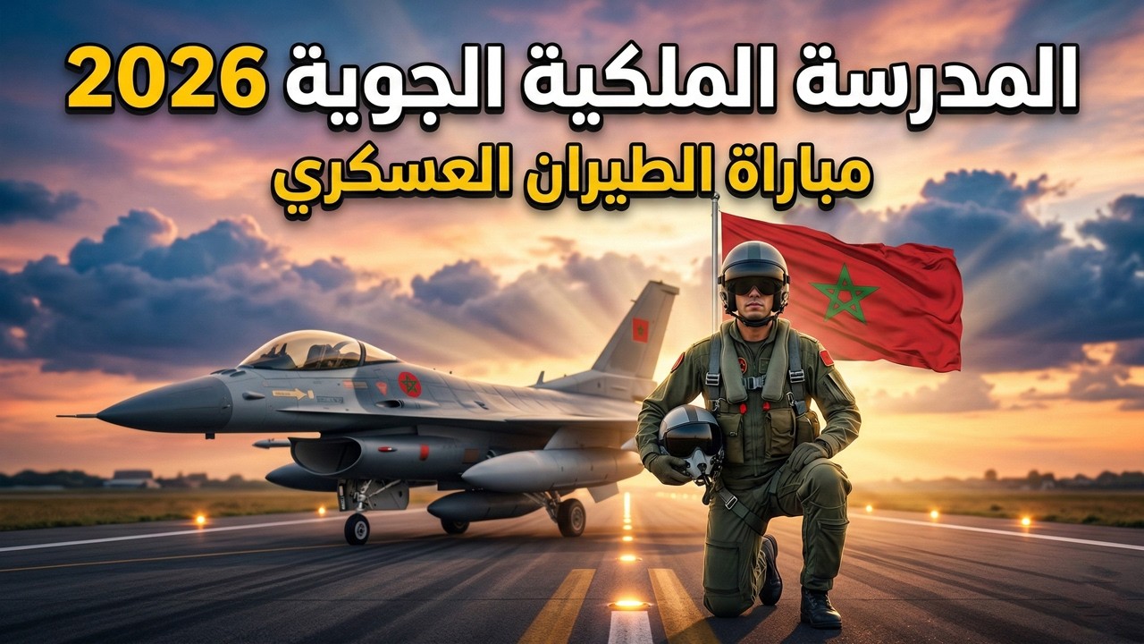 مباراة المدرسة الملكية الجوية 2026 ✈️ | سلك الإجازة شعبة الطيران (الشروط وطريقة التسجيل)