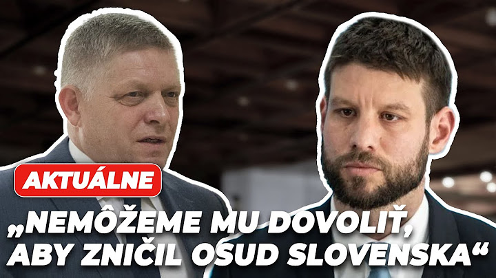 Šimečka ostro o Ficovi: „Nemôžeme mu dovoliť, aby zničil osud Slovenska“