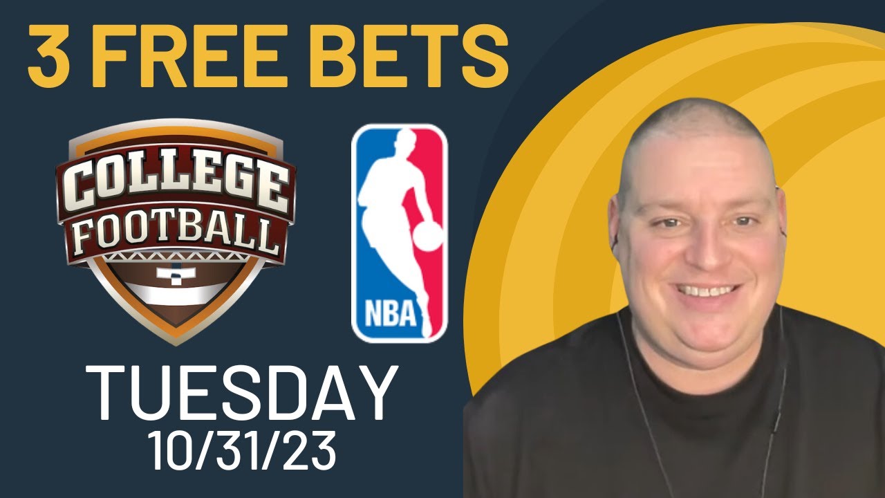 Tuesday 3 Free Betting Picks & Predictions 10/31/23 l Picks & Parlays YouTube