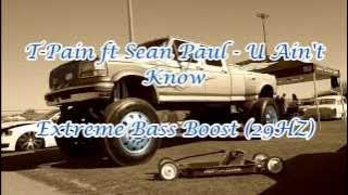 T Pain ft Sean Paul   U Ain't Know Extreme Bass Boost!!!!