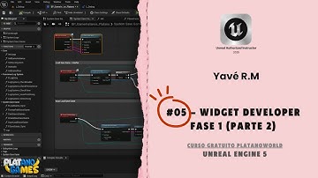 🖼️ #05 – Widget Developer (Part 2) | Free Course PlatanoWorld – Unreal Engine 5
