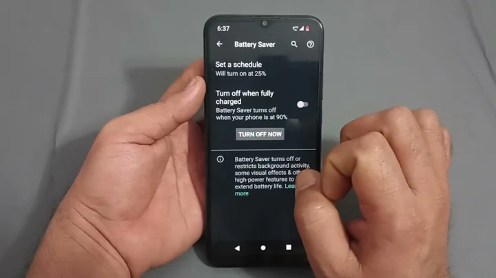 how to schedule battery saver in Moto G8 power lite, Moto G8 power lite mein battery sevar schedule