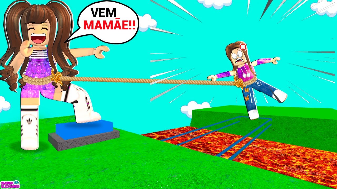AMARRADAS EM DUPLA PARA VENCER O OBBY!! OBBY BUT YOU'RE ROPE - ROBLOX