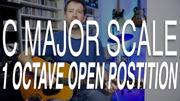 C Major Scale Beginner Guitar Scale - 2 Minute Guitar Lessons