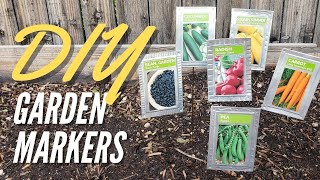 Simple DIY Garden Markers to Customize Your Garden - Upcycling Aluminum Cans
