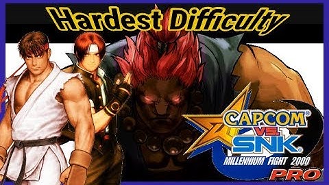 Challenging the HARDEST Difficulty in Capcom Vs SNK Pro