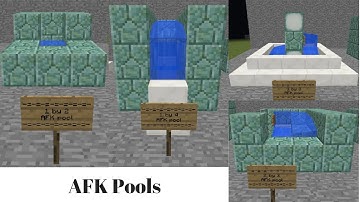 4 Best Minecraft AFK Pools! (1.8+)