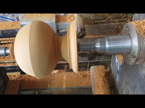 Video Máy tiện gỗ CNC: Máy tiện gỗ quay dao tự động phiên... - youtube