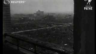 Atomic bomb destruction in Japan (1945)