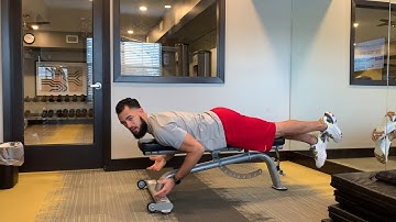 Prone Shoulder External Rotation to Overhead Reach