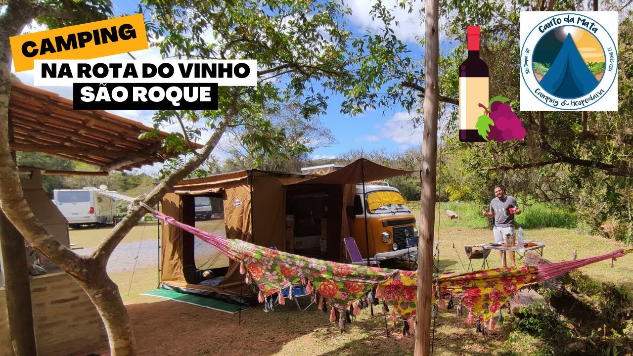 Canto da mata: Um camping perfeito na rota do vinho (São Roque)!
