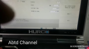 CNC  HURCO VMX30I   Tool change and   tool Offset   use to tool probe