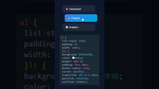 List Movement | Hover Animated List Using HTML & CSS